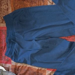 Blue sweat pants
